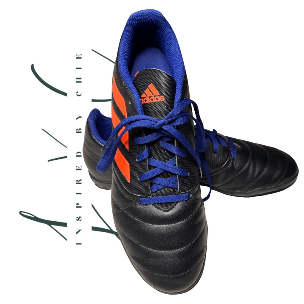 Adidas Women's Turf Black Striped Indoor Soccer Cleats